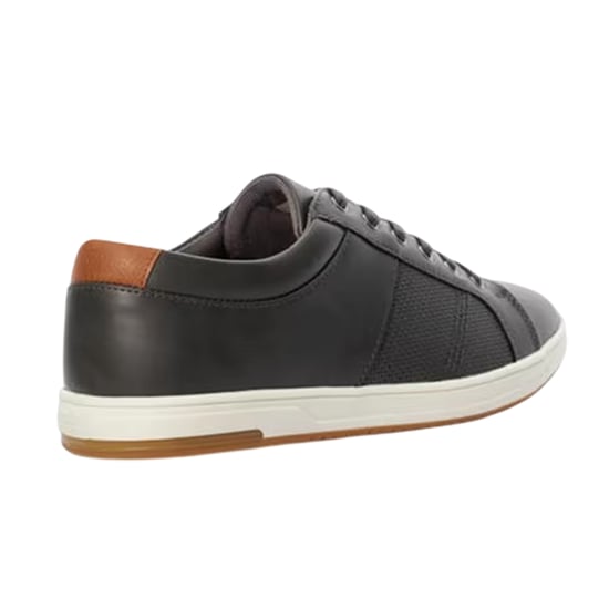 Dune London Heren Trez Canvas Laaggesneden Platte Schoenen (Grijs) - Image 2