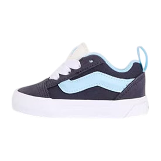 Vans Peuters Knu Skool Retro Lage Sneakers (Grijs/Blauw) - Image 2