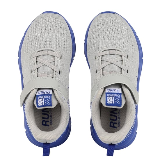 Karrimor Duma 6 platte sportschoenen voor jongens (Grijs/Blauw) - Image 3