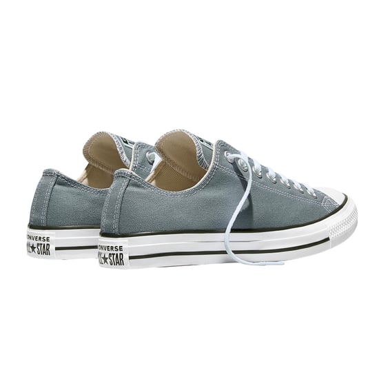Converse Heren Ox Logo Canvas Trainers (Mineraal Grijs) - Image 2