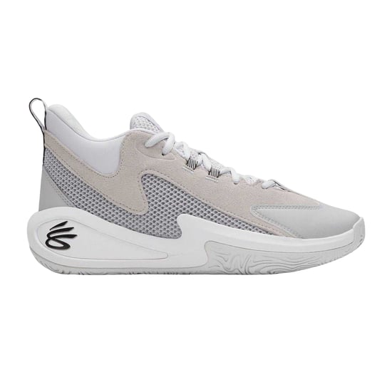 Under Armour Heren Curry Basketbal Schoenen (Grijs/Wit) - Image 1