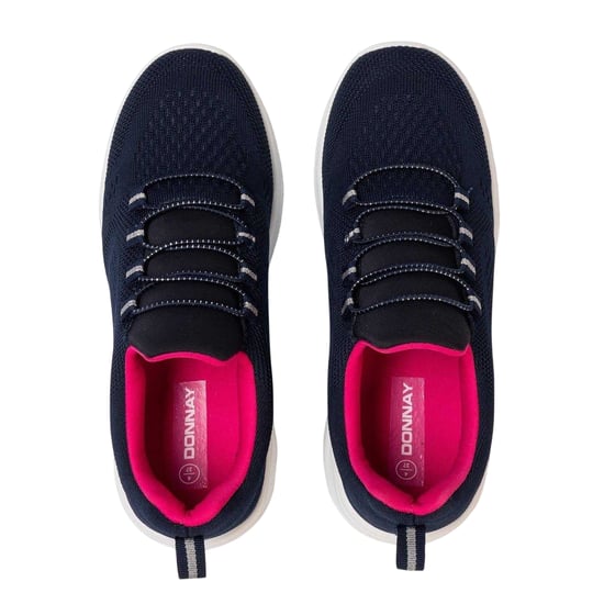 Donnay Dames/Dames Gebreide Platte Trainers (Marine) - Image 4