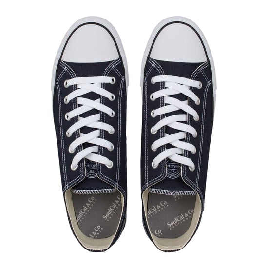 SoulCal Platte Trainers Heren Canvas (Marine) - Image 3