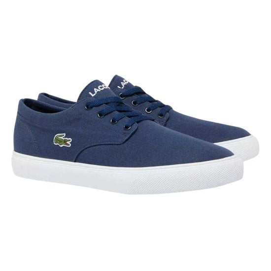 Lacoste Heren-sneakers van canvas met antislipzool (Marine) - Image 4