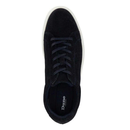 Dune London Heren Tais Suède Platte Schoenen (Marine) - Image 3