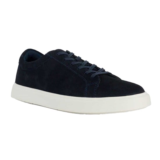 Dune London Heren Tais Suède Platte Schoenen (Marine) - Image 4