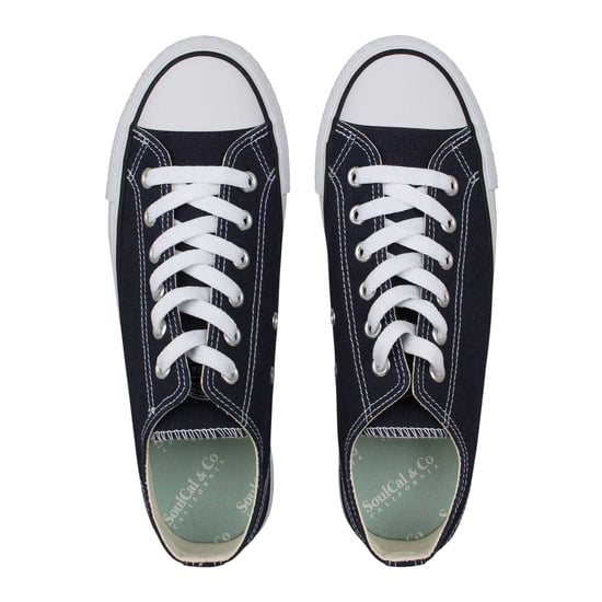 SoulCal Dames Canvas Sneakers (Marineblauw) - Image 4