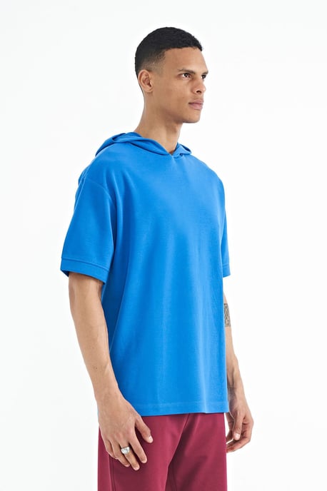 Oversized Hoodie T-Shirt met Accessoire Details - Image 4