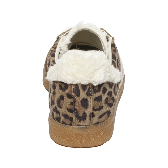 Steve Madden Dames/Dames Elora Leopard Print Textiel Trainers (Bruin) - Image 2