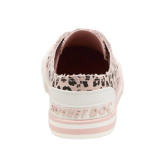 Rocket Dog Dames-jazzschoenen van canvas met luipaardprint (Roze) - Image 2