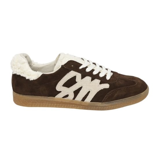 Steve Madden Elora suède sneakers voor dames (Donkerbruin) - Image 1