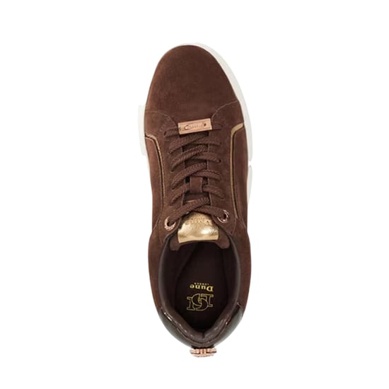 Dune London Dames/Dames Emmelino Suède Trainers (Bruin) - Image 4