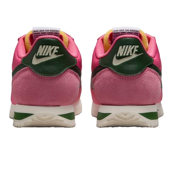 Nike Cortez-suède sneakers voor dames (Roze/Groen) - Image 2