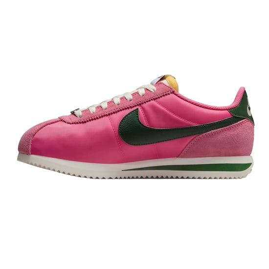 Nike Cortez-suède sneakers voor dames (Roze/Groen) - Image 3