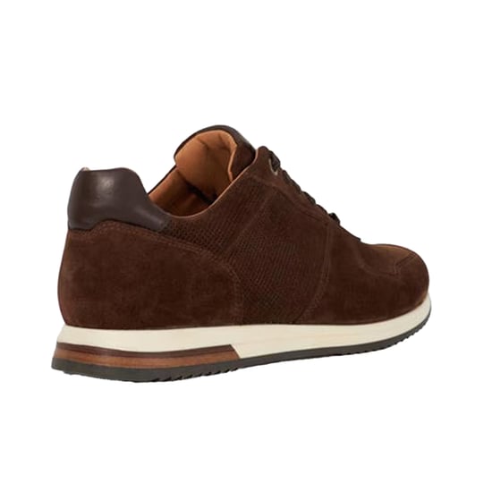 Dune London Heren Trilogy Suède Trainers (Bruin) - Image 3