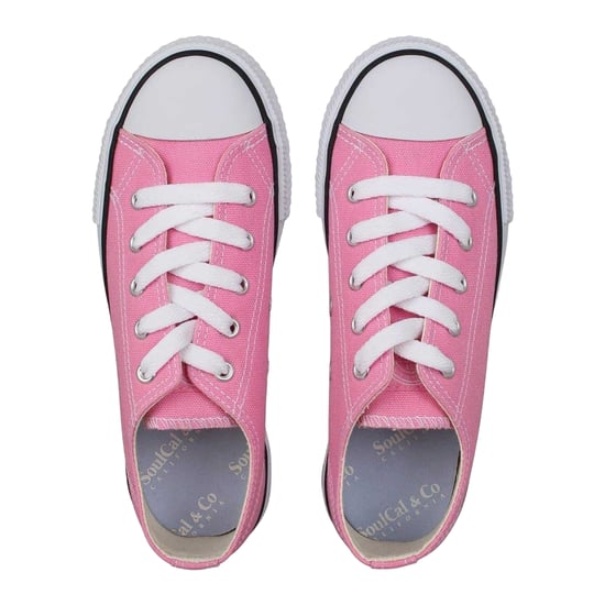 SoulCal Childrens/Kids Classic Canvas Trainers (Pink) - Image 4