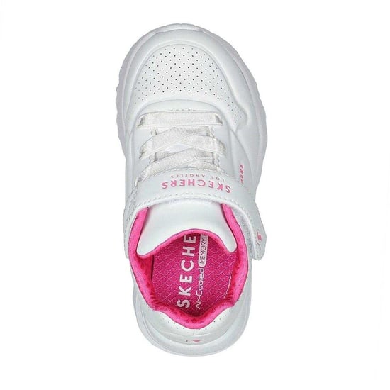 Skechers Meisjessneakers Street Uno Lite met perforaties (Roze/Wit) - Image 4