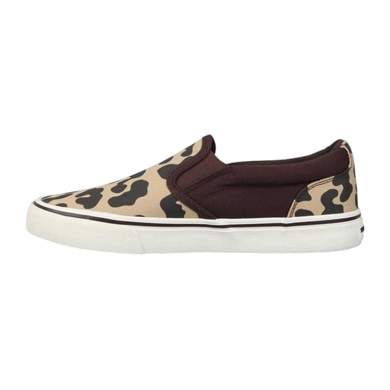 SoulCal Dames-slip-ons van canvas met luipaardprint (Bruin) - Image 2