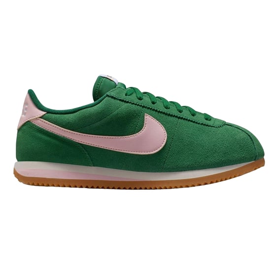 Nike Cortez-suède sneakers voor dames (Groen/roze) - Image 1