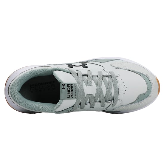 Under Armour Heren Edge Low Trainers (Groen/Wit/Zwart) - Image 4