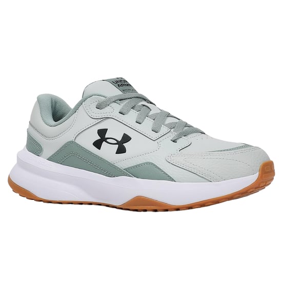 Under Armour Heren Edge Low Trainers (Groen/Wit/Zwart) - Image 6