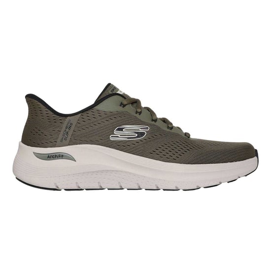 Skechers Heren Arch Fit 2.0 Slip-In Trainers (Olijf) - Image 1
