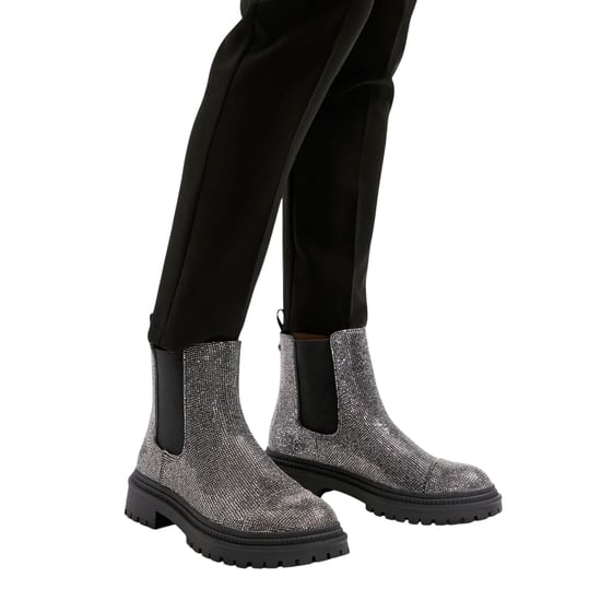Steve Madden Dames/Dames Moonlit Chelsea Laarzen (Tinnen) - Image 3