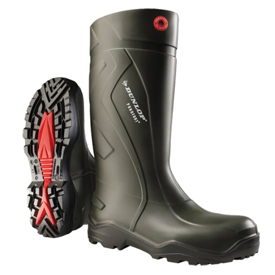 Dunlop Unisex Purofort Plus Wellington Laarzen voor volwassenen (Groen) - Image 4