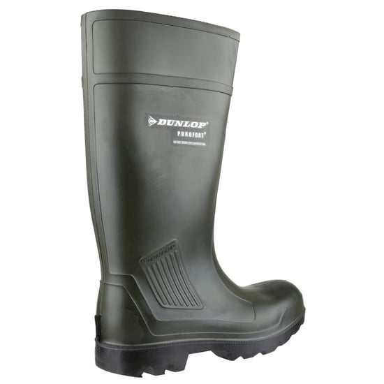 Dunlop D460933 Purofort PRO Niet-veiligheidslaarzen / Herenlaarzen / Gewone rubberen putten (Groen) - Image 6
