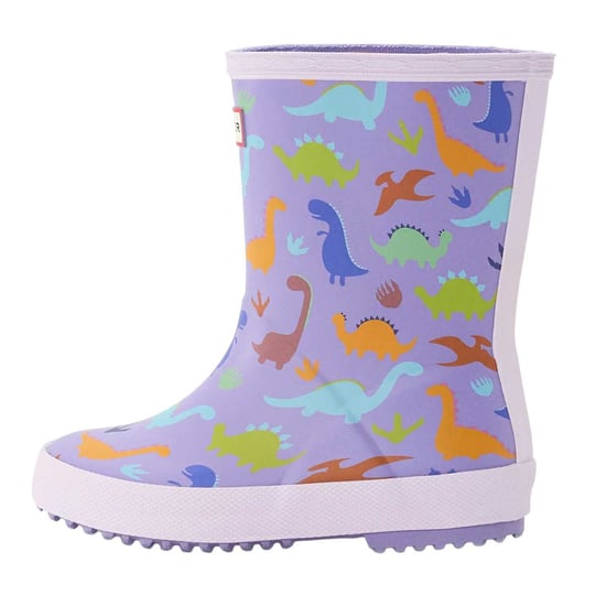 Hunter Kinder/Kinderen Dinosaurus Wellington Laarzen (Paars) - Image 3