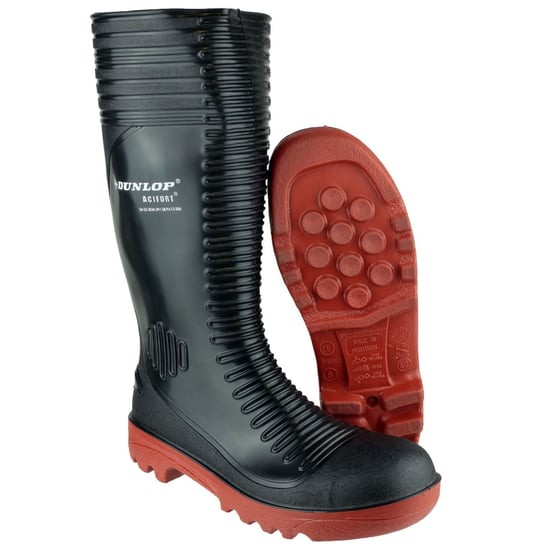 Dunlop Acifort A252931 Ribbed Full Safety Wellington / Herenlaarzen (Zwart) - Image 4