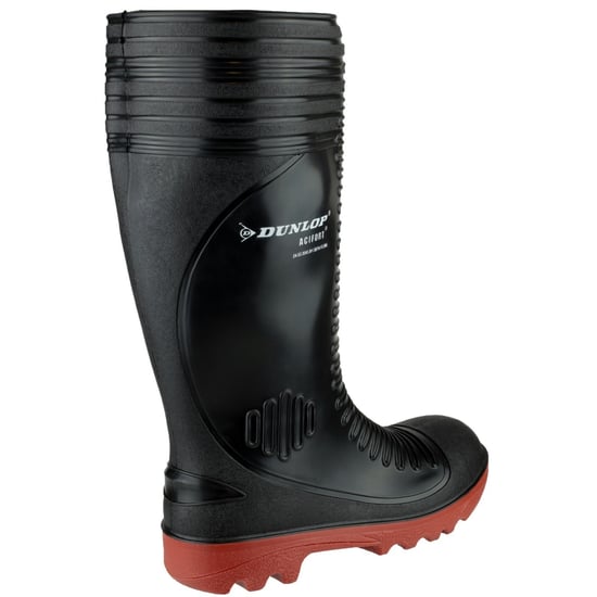 Dunlop Acifort A252931 Ribbed Full Safety Wellington / Herenlaarzen (Zwart) - Image 5