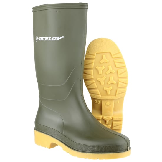 Dunlop Dames/Dames 16247 DULLS Rain Welly Boot / Wellington Boots (Groen) - Image 4