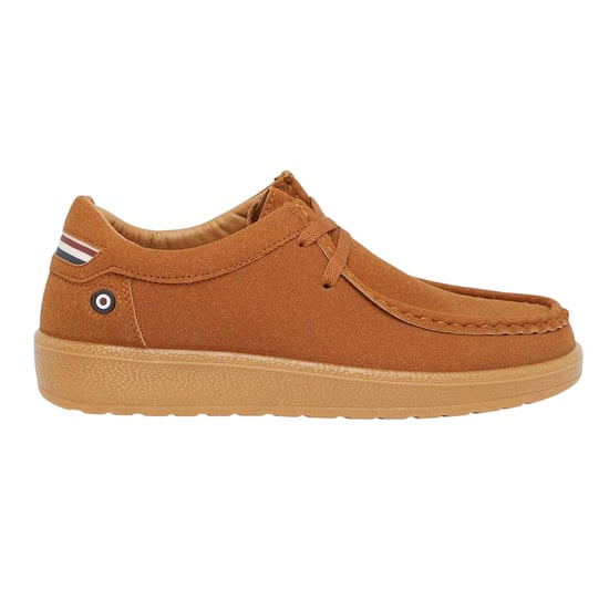 Lambretta Presley platte herensneakers (Tan) - Image 1