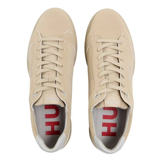 Hugo Heren Suède Trainers (Medium Beige) - Image 3