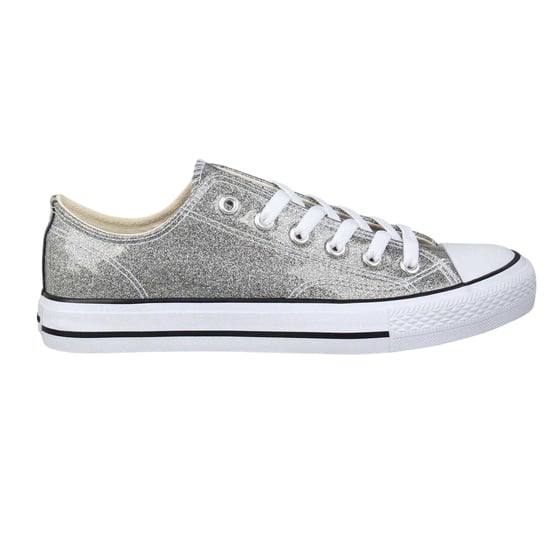 SoulCal Dames Canvas Ballerina's (Zilver) - Image 1