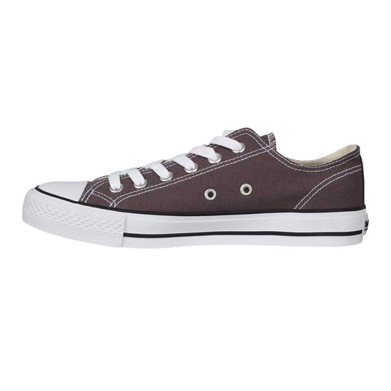 SoulCal Dames Canvas Platte Sneakers (Charcoal) - Image 3