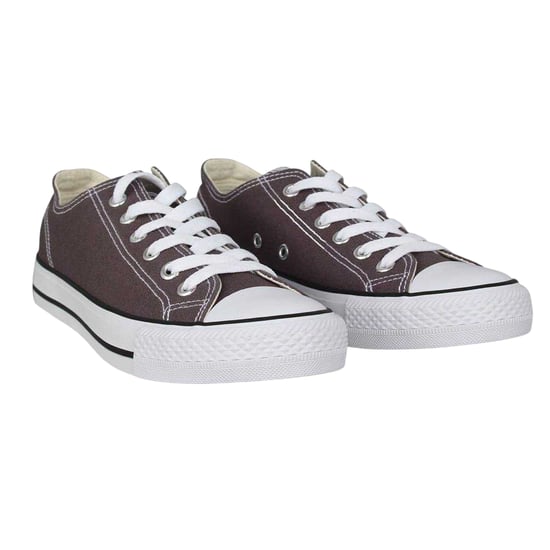 SoulCal Dames Canvas Platte Sneakers (Charcoal) - Image 5