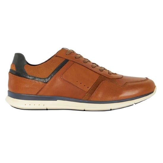 Dune London Torben leren sneakers voor heren (Tan) - Image 3