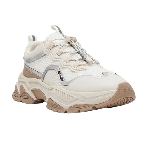 Steve Madden Womens/Ladies Chunky Flat Trainers (Cream) - Image 3