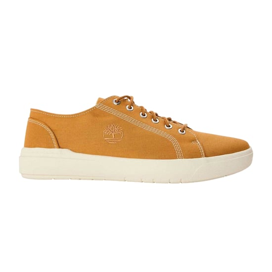 Timberland Heren Seneca Bay Canvas Laaggesneden Platform Trainers (Sparren) - Image 1