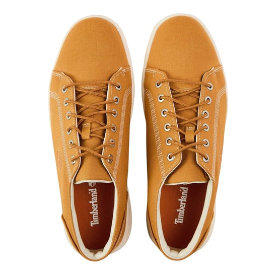 Timberland Heren Seneca Bay Canvas Laaggesneden Platform Trainers (Sparren) - Image 3