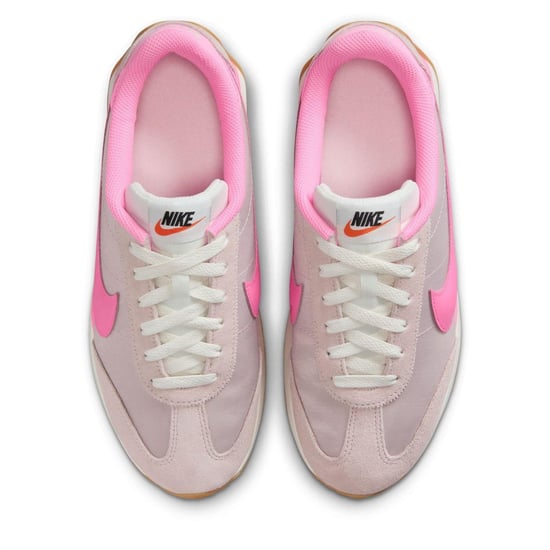 Nike Dames/Dames Waffle Debut Suede Wedge Trainers (Rood/Roze) - Image 5