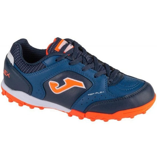 Joma Kinder/Kids Top Flex 2433 Voetbal Kunstgras Voetbalschoenen (Marineblauw/Oranje) - Image 1