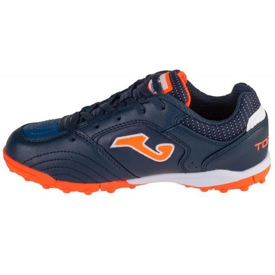 Joma Kinder/Kids Top Flex 2433 Voetbal Kunstgras Voetbalschoenen (Marineblauw/Oranje) - Image 2