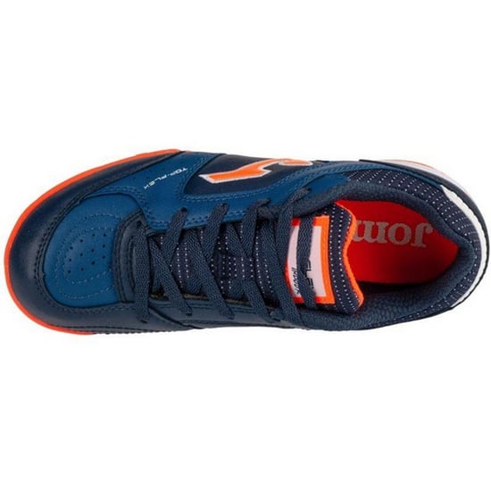 Joma Kinder/Kids Top Flex 2433 Voetbal Kunstgras Voetbalschoenen (Marineblauw/Oranje) - Image 3