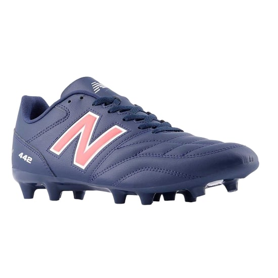 New Balance Voetbalschoenen voor heren, synthetisch, voor harde ondergrond (Marine, Rood) - Image 4