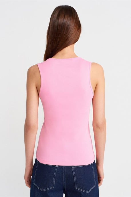 Katoenen V-hals Mouwloze Top Blouse - Image 2