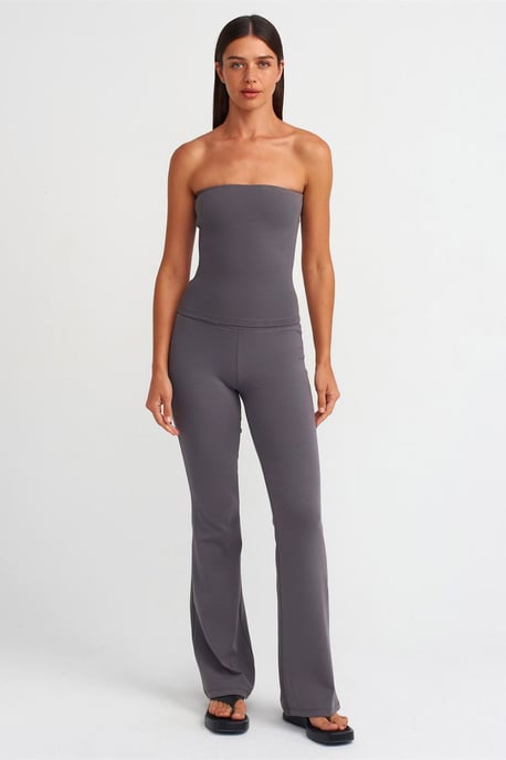 Strapless Bodycon Bandeau Blouse - Image 3
