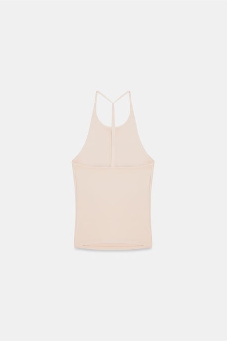 Slim Fit Halterhals Tricot Blouse - Image 6